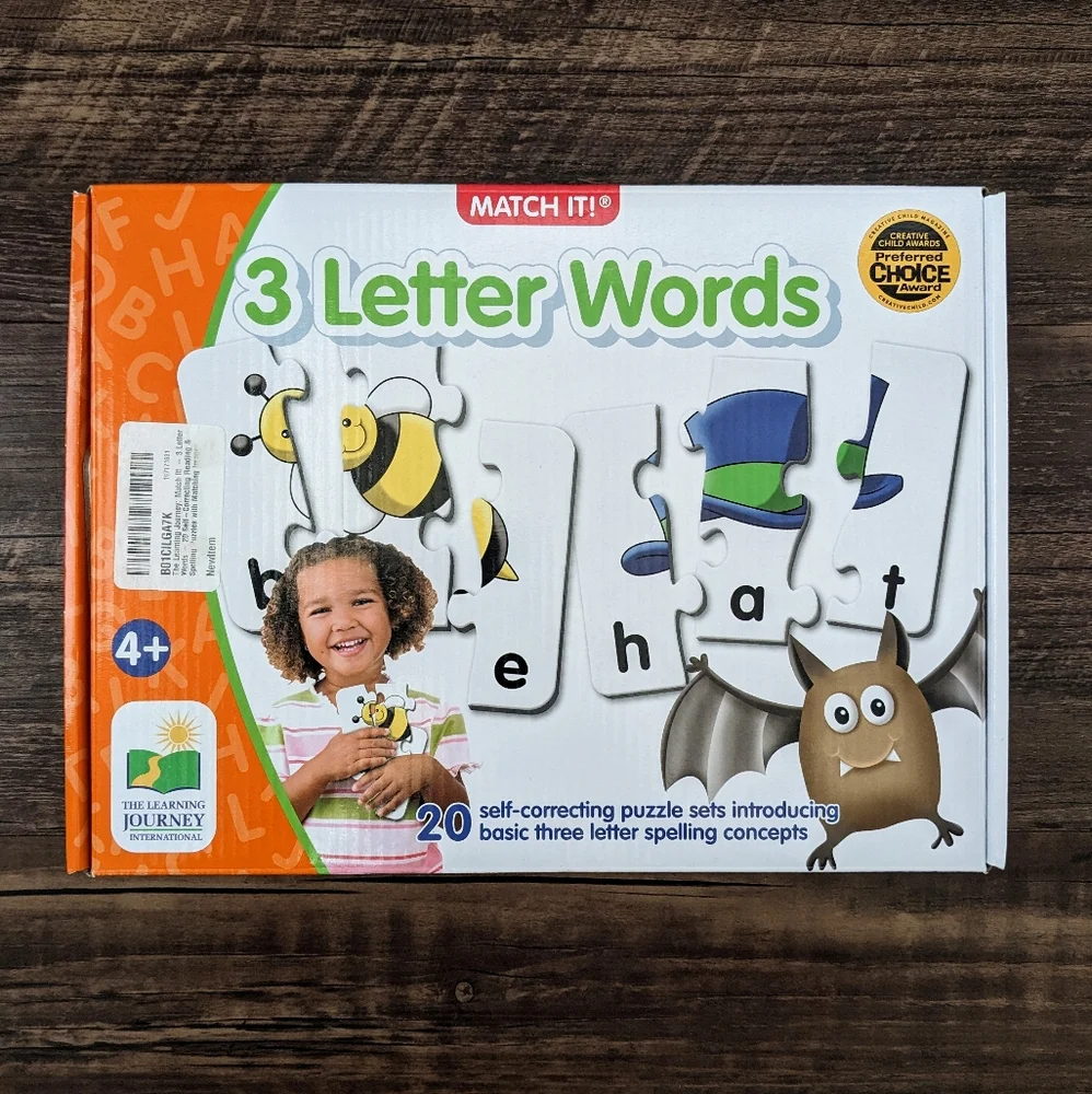 The Learning Journey 3 Letter Words Puzzle Set